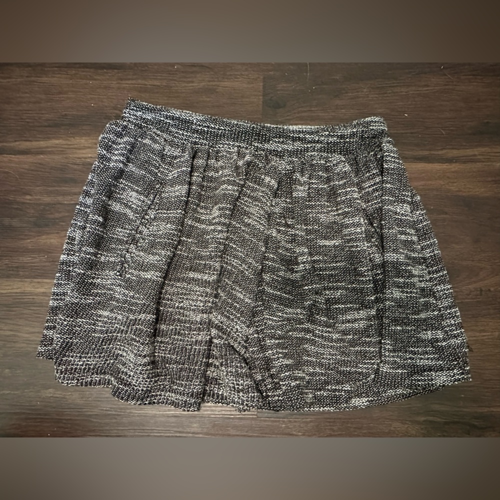 Free People Monochrome Knit Skirt